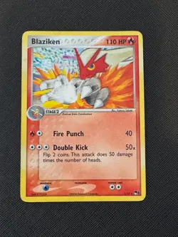 Blaziken 1/17 Holo Pop Series 1 Pokemon TCG Card 2006 - Image 1