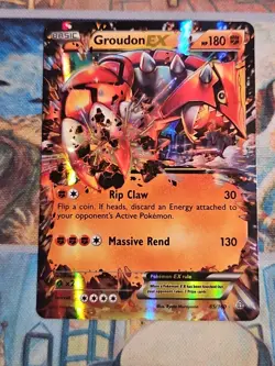 Pokemon Card XY Primal Clash Groudon EX 85/160 LP+ - Image 1