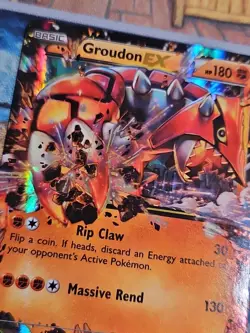 Pokemon Card XY Primal Clash Groudon EX 85/160 LP+ - Image 2