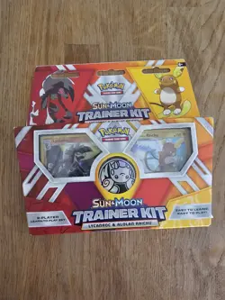 Pokemon TCG: Sun & Moon Trainer Kit Lycanroc & Alolan Raichu Card Game SEALED - Image 1