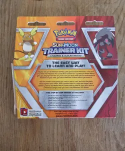 Pokemon TCG: Sun & Moon Trainer Kit Lycanroc & Alolan Raichu Card Game SEALED - Image 2