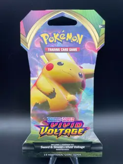 Pokemon TCG: Sword & Shield Vivid Voltage Sleeved Booster Pack - 10 Cards | NEW - Image 1