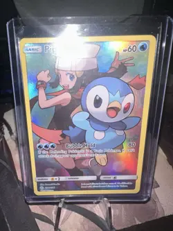Pokemon TCG Piplup Trainer Gallery 2019 Cosmic Eclipse Secret Rare Card 239/236 - Image 2