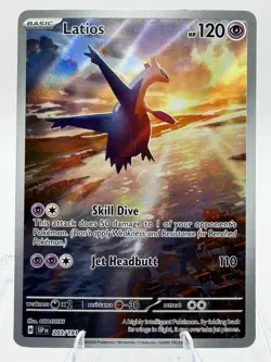 Latios Illustration Rare 203/191 Sv08: Pokemon Surging Sparks NM - Image 1