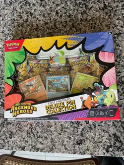 Pokemon Ascended Heroes Deluxe Pin Collection Box Sealed - Image 1