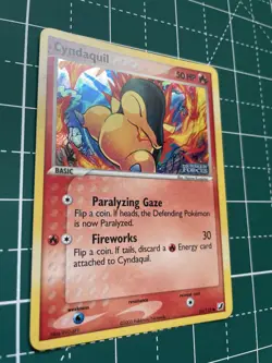 Cyndaquil STAMPED Holo 54/115 HP Pokemon EX Unseen Forces - Image 3
