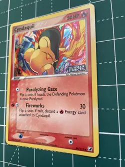 Cyndaquil STAMPED Holo 54/115 HP Pokemon EX Unseen Forces - Image 4
