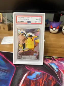 2025 POKEMON SIMPLIFIED CHINESE CBB1 C 0709/09 CAPTAIN PIKACHU [PSA 10] - Image 1