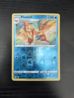 2021 Pokemon Floatzel 023/072 Shining Fates Reverse Holo - Image 1