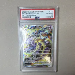 Pokemon PSA 10 Mewtwo VSTAR 221/172 Vstar Universe Special Art Holo - Image 1