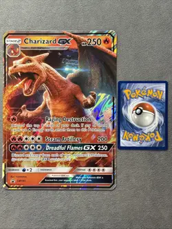Charizard GX SM195 JUMBO Pokemon Card Promo Detective Pikachu Case File - Image 1
