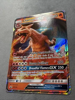 Charizard GX SM195 JUMBO Pokemon Card Promo Detective Pikachu Case File - Image 3