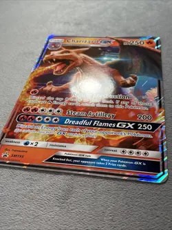 Charizard GX SM195 JUMBO Pokemon Card Promo Detective Pikachu Case File - Image 5