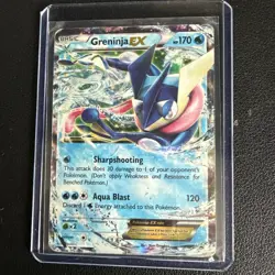 NM Pokemon Greninja EX TCG Black Star Promo Holo Ultra Rare Card XY20 Half Art - Image 1
