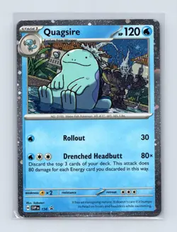 Quagsire 156 Holo Promo Scarlet & Violet Promo Pokemon Lightly Played - Image 1