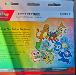 Pokemon TCG - First Partner Illustration Collection Series 1 Promo Booster Box - Image 2