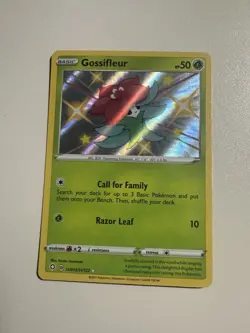 Pokemon TCG Shining Fates Gossifleur Holo Card SV010/SV122 NM/M Condition - Image 1