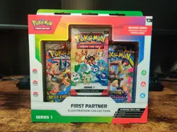 Pokemon TCG Mega Evolution Series 1 First Partner Illustration - Image 1