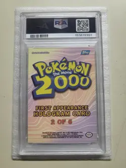 2000 Topps Pokemon The Movie 2000 Slowking #2 First Appearance Holo PSA 6 - Image 2