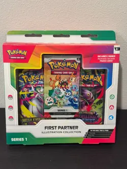Pokemon TCG First Partner Illustration Collection Series 1 Sealed New Box - Image 1