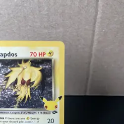 Pokemon TCG Rocket's Zapdos 15/132 Celebrations NM - Image 2