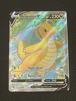 Pokemon TCG Pokemon Go 076/078 Dragonite V Full Art Ultra Rare - NM - Image 1