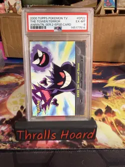 Topps EP22 the Tower of Terror Series 2 Pokemon Psa 6 - Image 1
