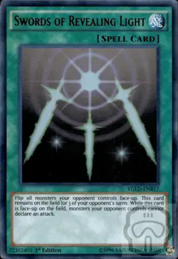 Swords of Revealing Light (B) YGLD-ENB17 Legendary Decks Yu-Gi-Oh 1st Edition NM - Image 2