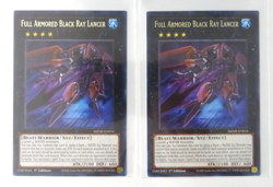 2x Yugioh Card Full Armored Black Ray Lancer MZMI-EN054 1st Edition Rare NM - Image 1