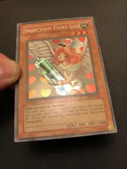 YuGiOh Injection Fairy Lily LOD-100 1st Edition Secret Rare NA English Vintage - Image 3