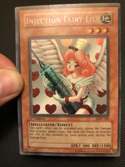 YuGiOh Injection Fairy Lily LOD-100 1st Edition Secret Rare NA English Vintage - Image 5