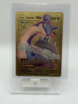Lapras VMAX SV111/SV122 HP320 - Gold Foil Fan Art Card - Image 1