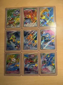 Pokemon TCG First Partner Illustration Collection 2026 Promos Full Set 9 Cards! - Image 1