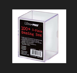 (3X) Ultra Pro 100+ Card 2 Piece Gaming Box Slider Holds TCG Cards In Sleeves - Image 1