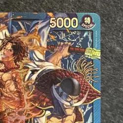 Ace & Newgate ST22-001 ONE PIECE Tcg Card Game NM Blue Leader! - Image 3