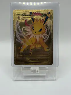 Jolteon VMAX Foil Pokemon Card Gift Fan Art Collectible - Image 1