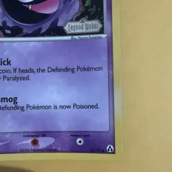Gastly 52/92 Legend Maker Reverse Holo Stamped Card - Image 5