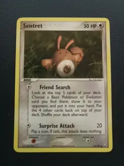 Pokemon Card Sentret 75/109 EX Team Rocket Returns Common - Image 1