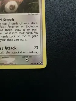 Pokemon Card Sentret 75/109 EX Team Rocket Returns Common - Image 5