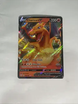 Pokemon TCG Charizard v Ultra Rare Darkness Ablaze Card 19/189 SWSH - Image 1