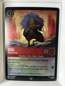 Sisu - Daring Visitor 9 Disney Lorcana Promo Cards Cold Foil - Image 1