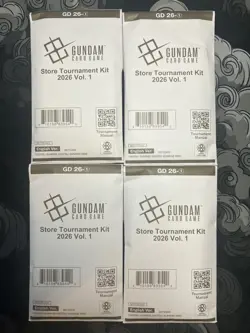 (4) x Gundam Card Game Store Tournament Kit 2026 Vol 1 SEALED English - Image 1