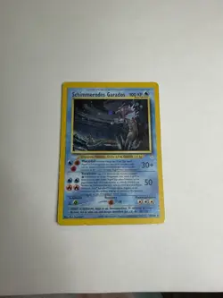 Pokemon TCG Shining Gyarados Holo Neo Revelation Card 65/64 Secret Rare German - Image 1