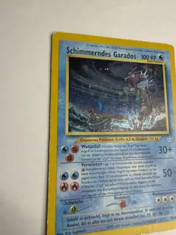 Pokemon TCG Shining Gyarados Holo Neo Revelation Card 65/64 Secret Rare German - Image 3