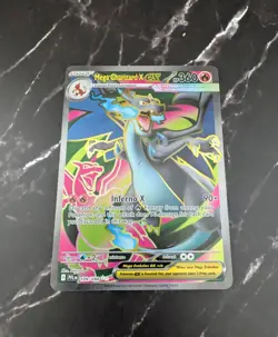 Mega Charizard x EX 109/094 Phantasmal Flames Card Full Art Secret Rare - Image 2