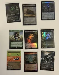 Magic the Gathering Lot Universes Beyond Fallout/Jurassic Park 23 Cards - Image 3