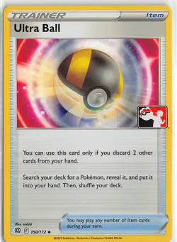 Prize Pack Series Cards Holo Uncommon MP 150/172 Ultra Ball - Image 1