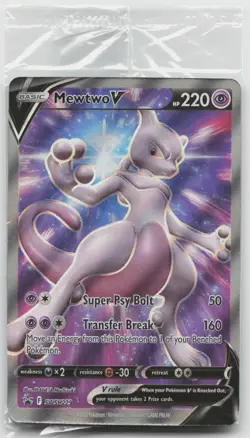 Mewtwo V Promo Holo SWSH: Sword & Shield Promo Cards SWSH229 NM SEALED - Image 1