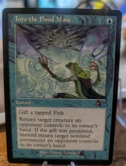 Into the Flood Maw Promo Secret of strixhaven Magic The Gathering - Image 1