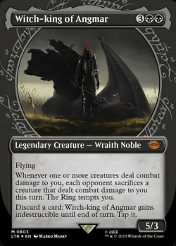 [1x] Witch-king of Angmar - Surge Foil - Showcase Near Mint, English Lord of the - Image 1